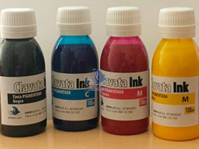 Pack Tinta Clavata TP 4 botellas 250ml CMYK