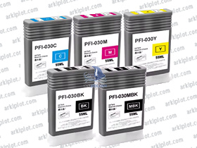 Cartucho compatible Canon PFI-030C cian 55ml.