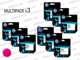 HP Nº711 magenta multipack 3x29ml.