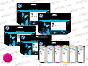 HP Nº72 magenta 130ml.