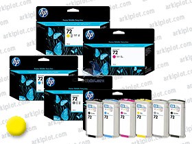 HP Nº72 amarillo 130ml.