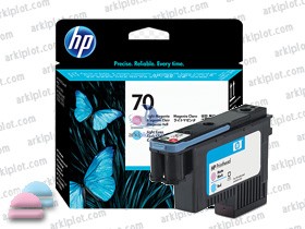 HP Nº70 cabezal magenta claro/cian claro