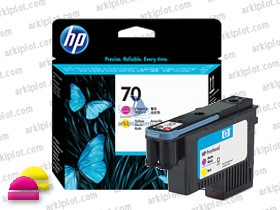 HP Nº70 cabezal magenta/amarillo