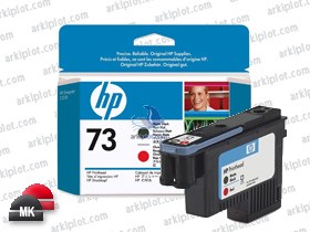 HP Nº73 cabezal negro mate/rojo