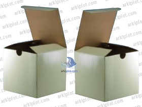 Caja de cartón para tazas con ventana (pack 36uds)