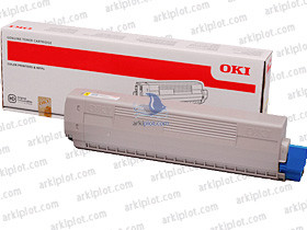 Toner OKI amarillo 7300 páginas para C822