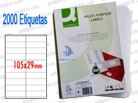 Arquicopy 105x29mm 2000ud - Rectas