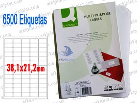 Arquicopy 38,1x21,2mm 6500ud - Redondeadas