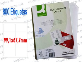 Arquicopy 99,1x67,7mm 800ud - Redondeadas