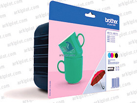 Pack Tinta Brother LC227XLVAL - 4 x CMYK 1200 pág