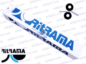Ritrama Rijet-100 Blanco brillo Removible 100µ 1,40x50m 