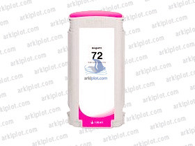Tinta compatible HP Nº72 magenta 130ml.