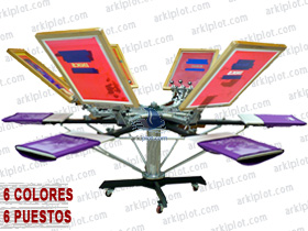 Carrusel SPM-606 6 estaciones y 6 colores