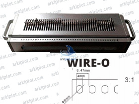 Peine WIRE-O 3:1 ovalado 5x4mm