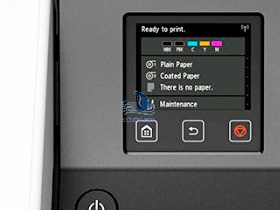 Canon imagePROGRAF TX4100 MFP Z36 - Detalle LCD impresora