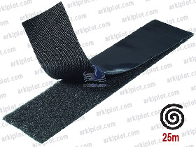 Velcro negro 50mm para lonas PVC  (25m)