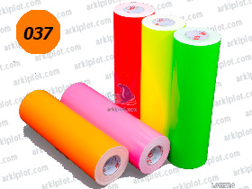 Oracal 6510 - 037 Orange fluorescent 1,26x2m.