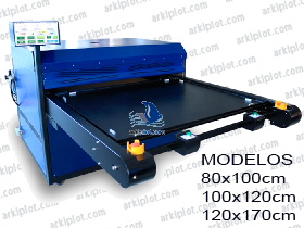 Prensa neumática ArkiPress XSTM 68DS 120x170cm  Doble estación