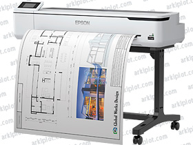 Epson SureColor SC-T5100N con pedestal opcional