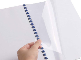 Portada A4 180µ transparente PVC (100 uds.)