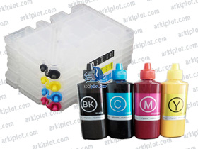 Kit de cartuchos para Virtuoso y Ricoh + 400ml tinta gel