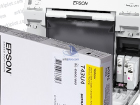 Epson T43U4 amarillo  