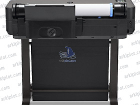 HP Designjet T650 24" - Parte trasera