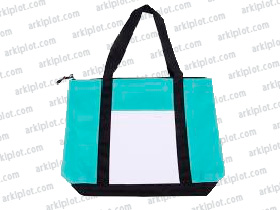 Bolsa de loneta reforzada sublimable - área sublimable 17x21cm - Verde