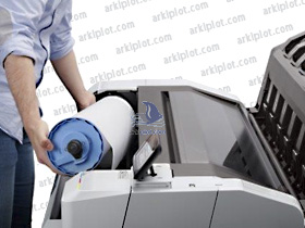 HP Designjet T1600 36" - Carga rollo