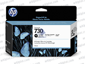 HP Nº730 negro foto 130ml.