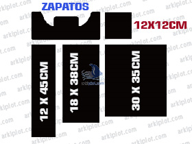 Plato QC 120x360mm Calzado Arkipress