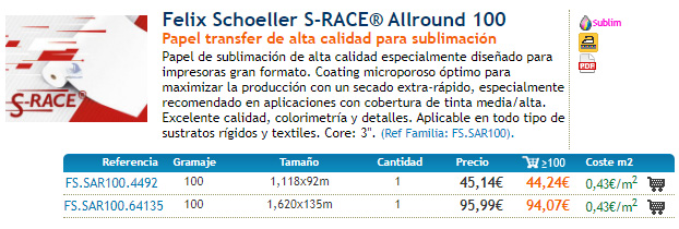 Felix Schoeller S-RACE® Allround 100