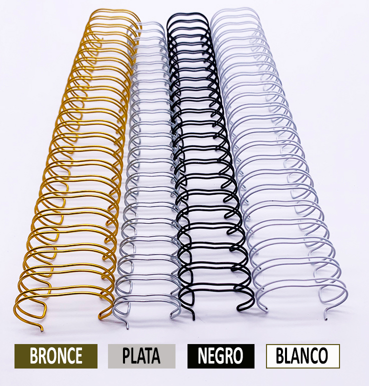 Anilla para encuadernar WIRE 3/4 Bronce