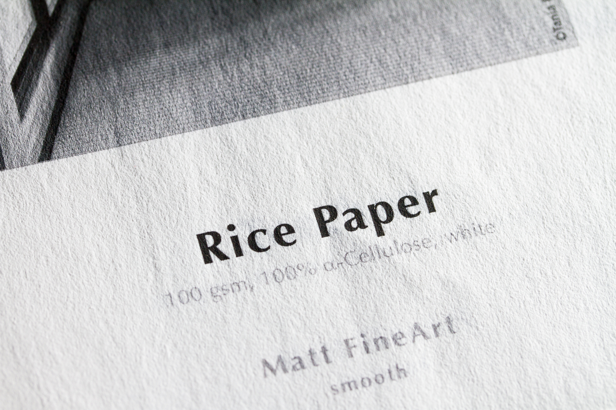 Hahnemühle Rice Paper Blog